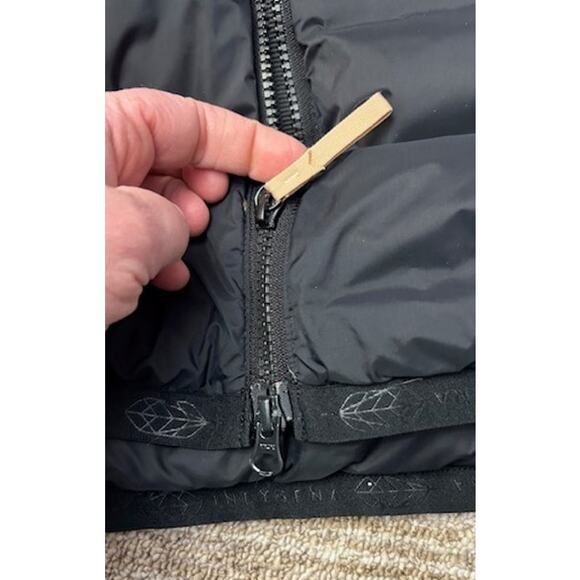 Indygena Coat Black Puffer Duck Down Hooded Jacket Size M - Picture 7 of 16